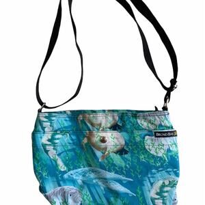 Broad Bay Manatee Cross Body Bag Cooler Bag Insulated Lunch Bag Turquoise